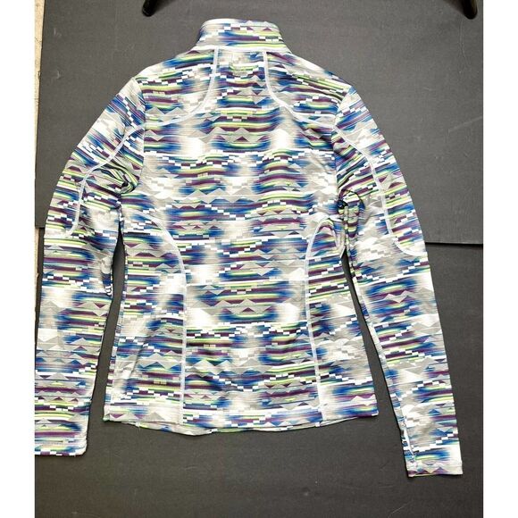 FILA SPORT 1/3 ZIP PULLOVER RUNNING JACKET Geometric Patterns SIZE S EUC - Picture 4 of 7